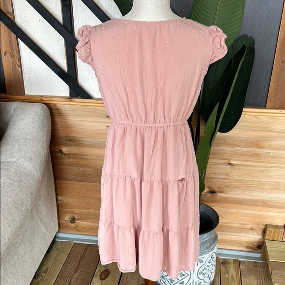 Pink Button-Front Dress xl preloved sweet wanderer - Picture 9 of 12